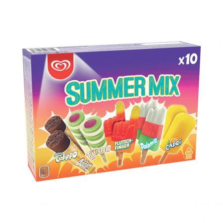 Algida Summer Mix Ice Cream Multipack Mini (10s)