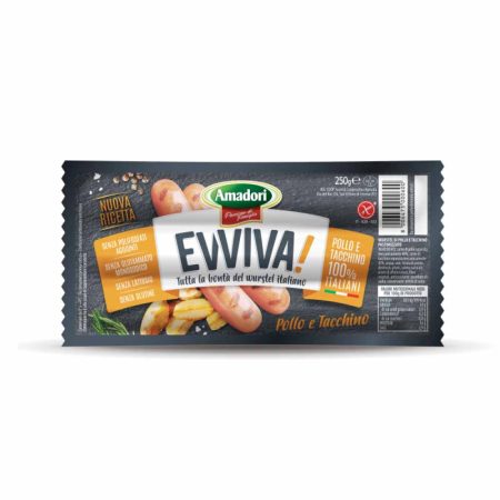 Amadori Eviva Sausages 3x250g (2+1 FREE)