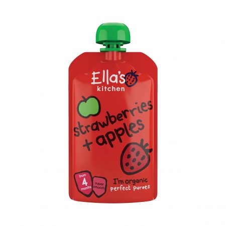 Ella's Kitchen strawberries and apples