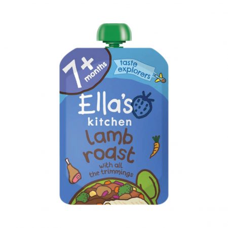 Ella's Kitchen Meal Pouches 7M+ Lamb Roast with all the trimmings 130g
