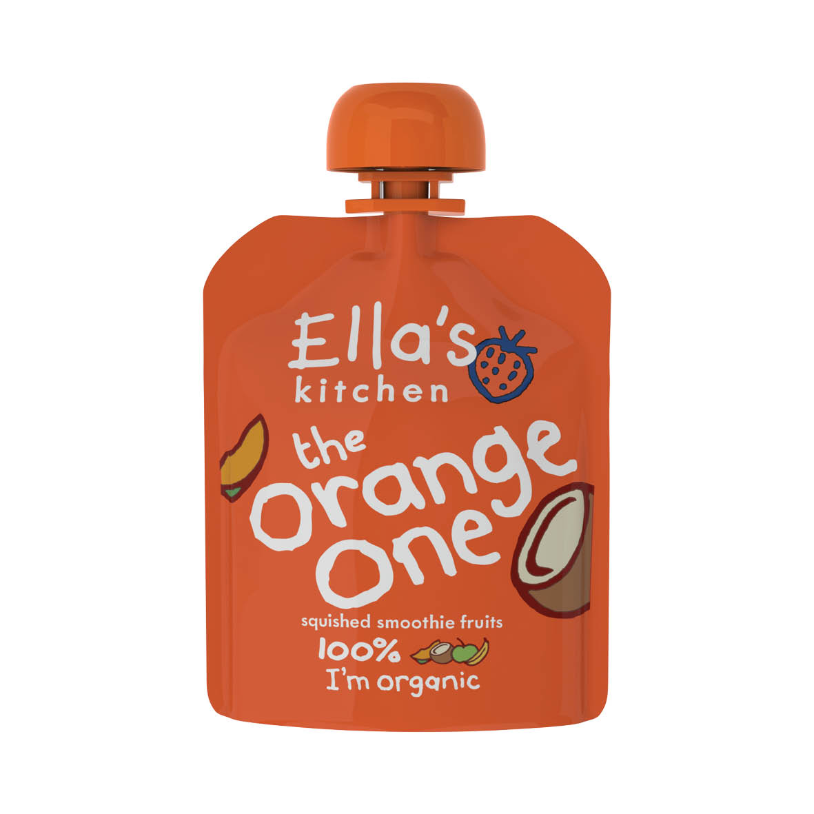 Ella's Kitchen Smoothie Pouches 6M+ The Orange One 90g