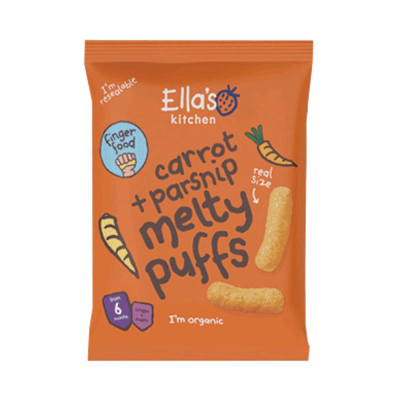 Ella's Kitchen carrots and parsnip melty puffs
