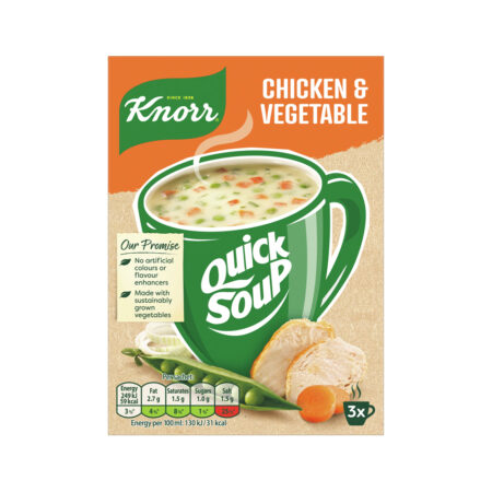 Knorr Quick Soup Chicken & Vegetable (3 sachets)