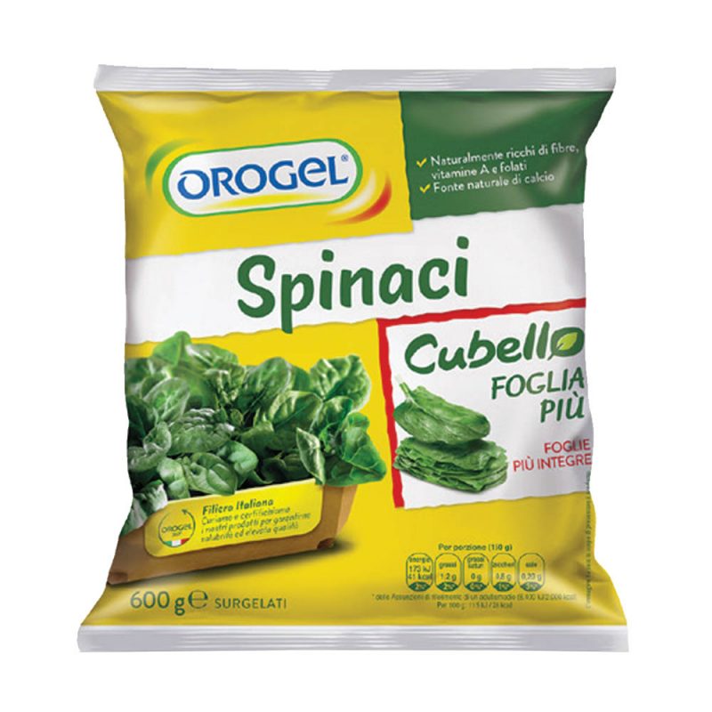 Orogel Spinach Portions Foglia Piu