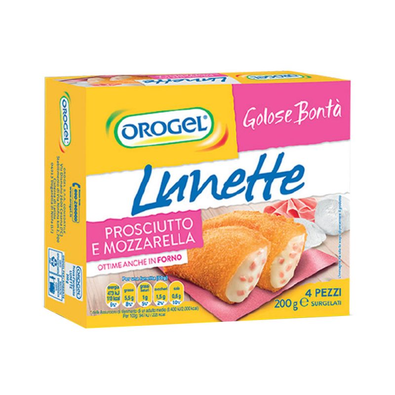 Orogel Lunette Mozzarella & Ham