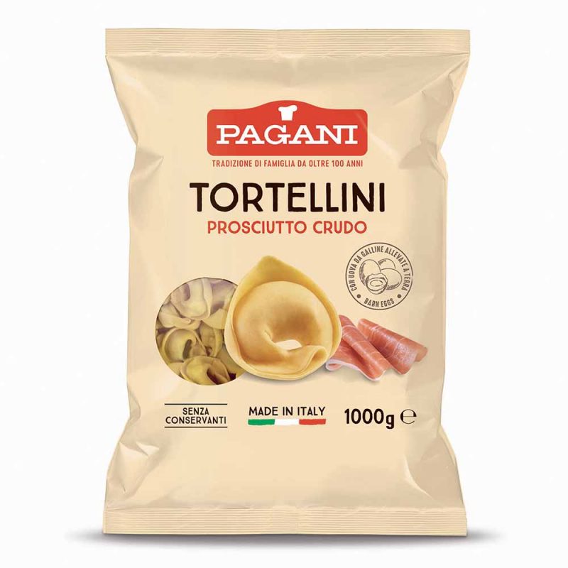 Pagani Tortellini With Prosciutto 1kg