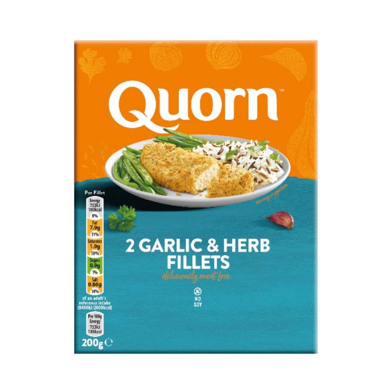 Try Quorn Garlic & Herb Fillets