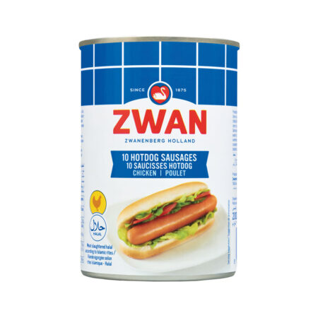 Zwan 10 Hot Dog Sausages Chicken 184g