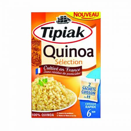 Tipiak Quinoa Boil-In Bag Quick Cook Case 200g