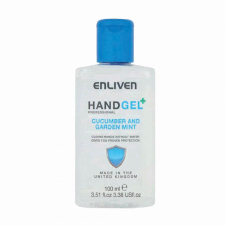 Enliven Sanitizing Hand Gel Cucumber & Mint (With Pump) 100ml