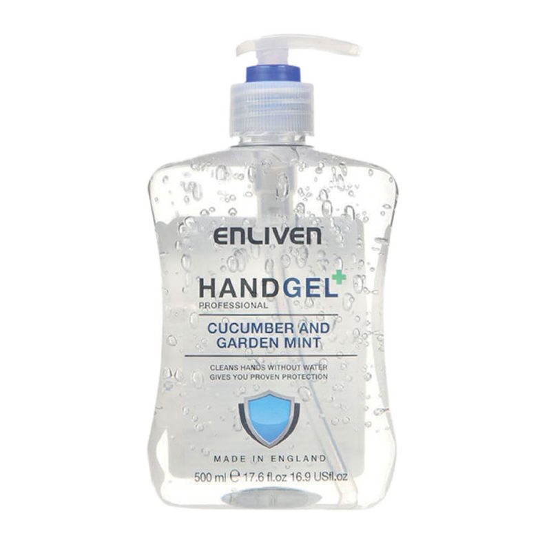 Enliven Hand Gel Cucumber and Mint 500ml