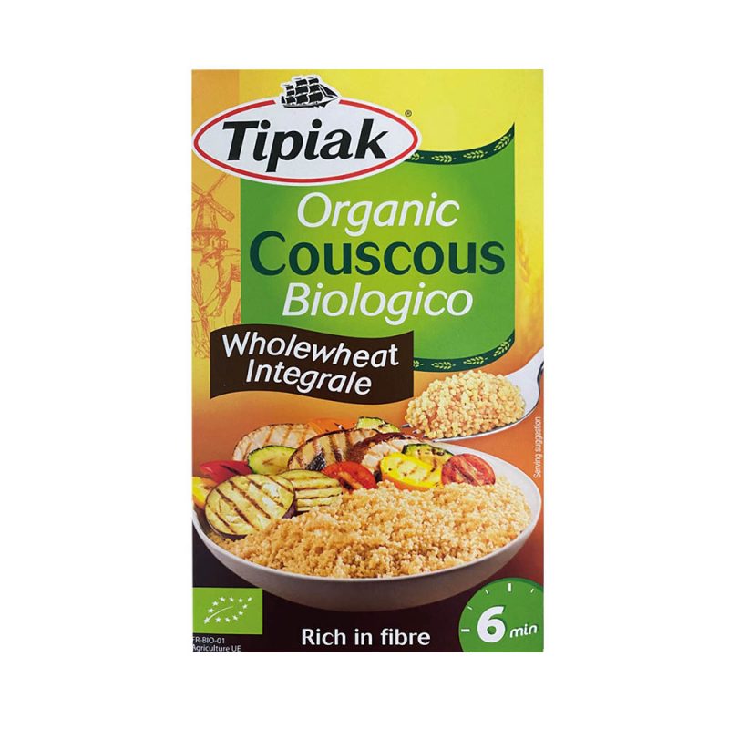 Tipiak Organic Whole Couscous 400grs