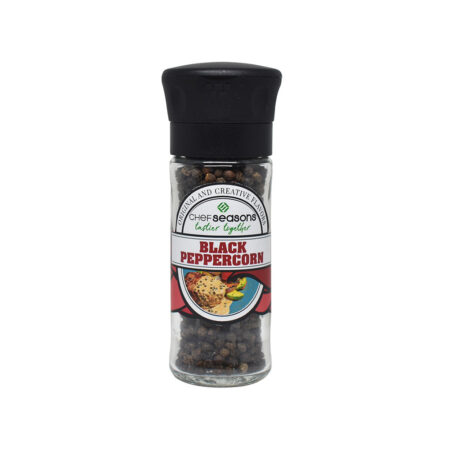 Chef Seasons Black Peppercorn With Grinder 45g