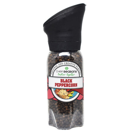 Chef Seasons Black Peppercorn With Grinder 175g