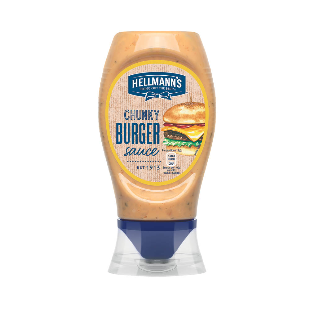 Hellmann's BBQ Sauce Squeezy 490ml - What's Instore