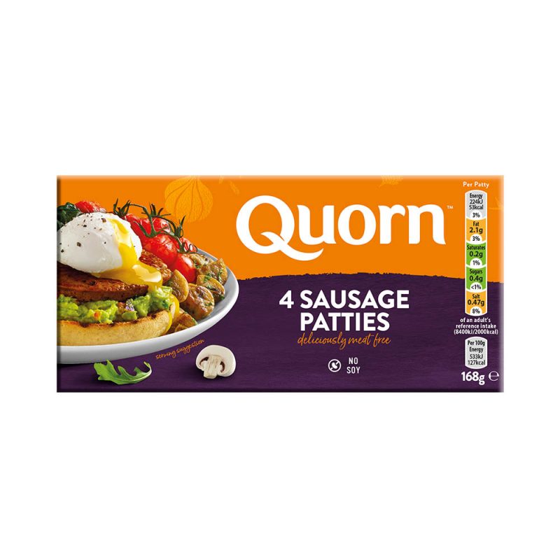 Quorn Sausage Patties (4 Patties)