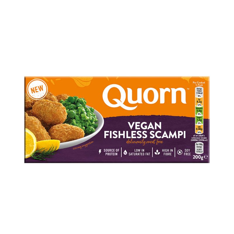 Quorn Vegan Fishless Scampi 200g