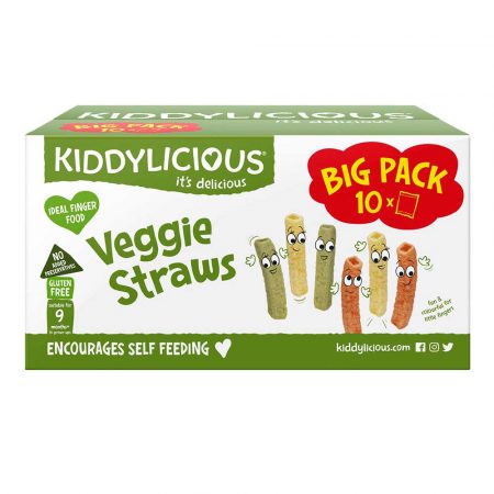Kiddylicious Straws Veggie 12g Bulk