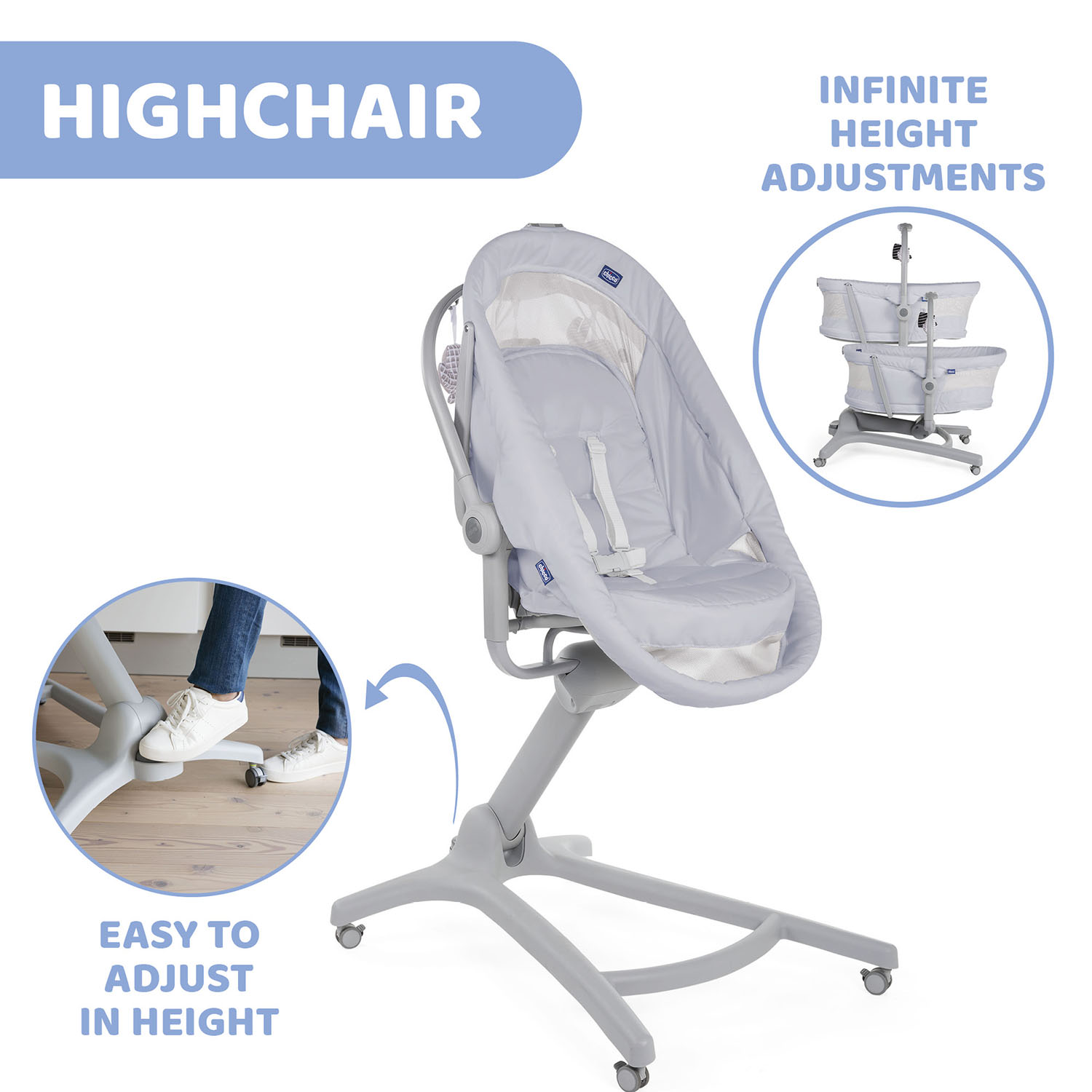 Chicco Baby Hug 4 in 1 Stone - What's Instore