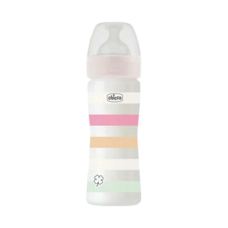 Chicco Well-Being Feeding Bottle Pink 250ml
