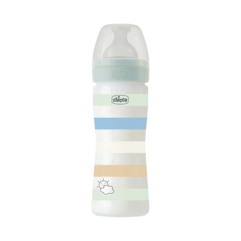 Chicco Well-Being Feeding Bottle Blue 250ml
