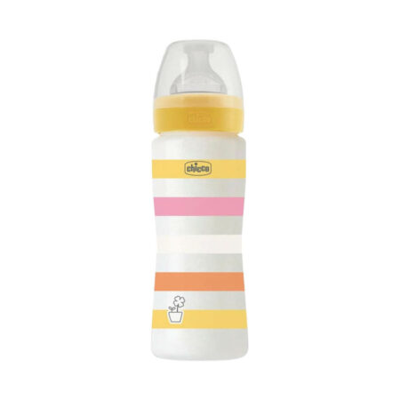 Chicco Well-Being Feeding Bottle Pink 330ml
