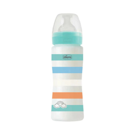 Chicco Well-Being Feeding Bottle Blue 330ml