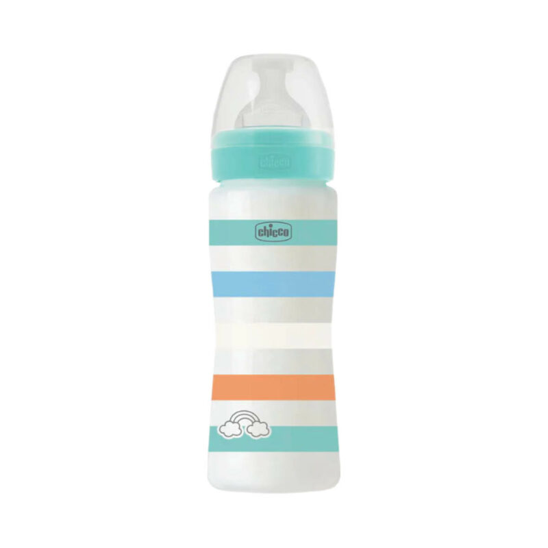 Chicco Well-Being Feeding Bottle Blue 330ml