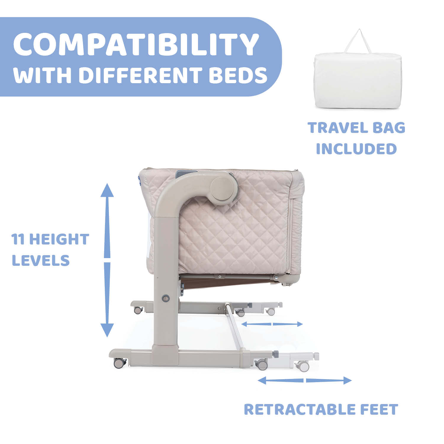 Mothercare Malta - The Chicco Next 2 Me is the original side-sleeping crib,  created and designed to allow you to sleep next to your baby without  sharing the same bed, as recommended