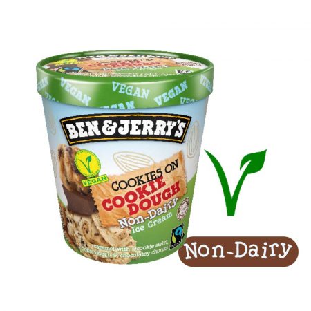 Ben & Jerry's Non-Dairy Cookie On Cookie Dough 465ml