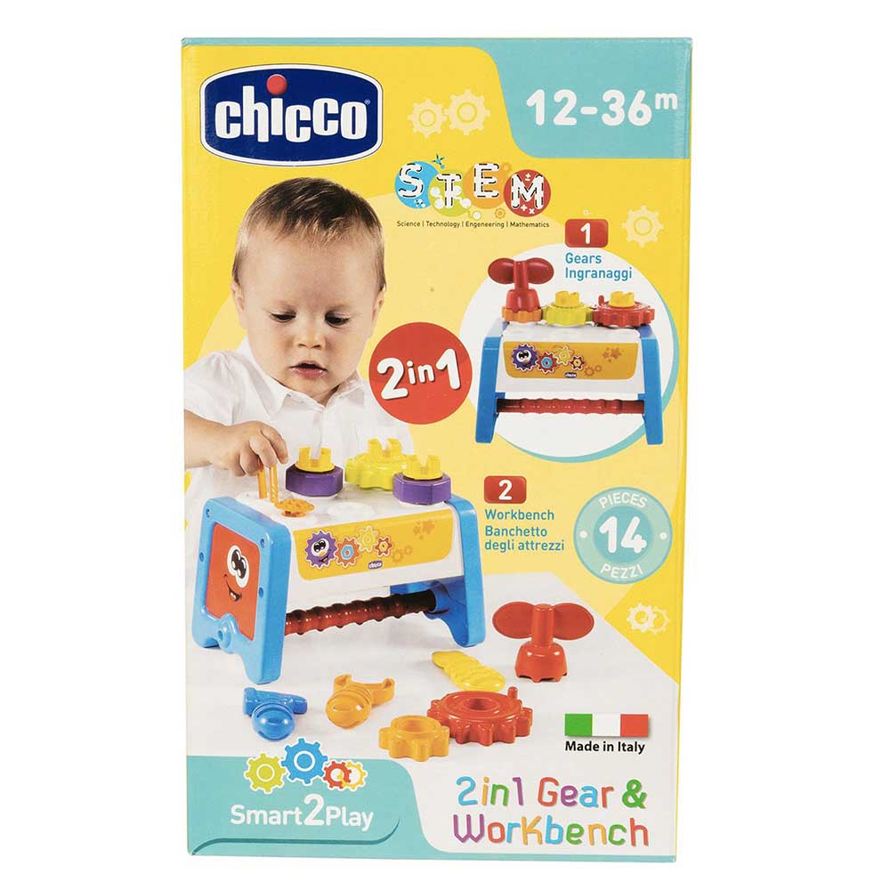 Chicco Chicco Gioco S2P 2 In 1 Gear&Toolbox 