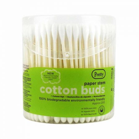 Paper stem cotton buds
