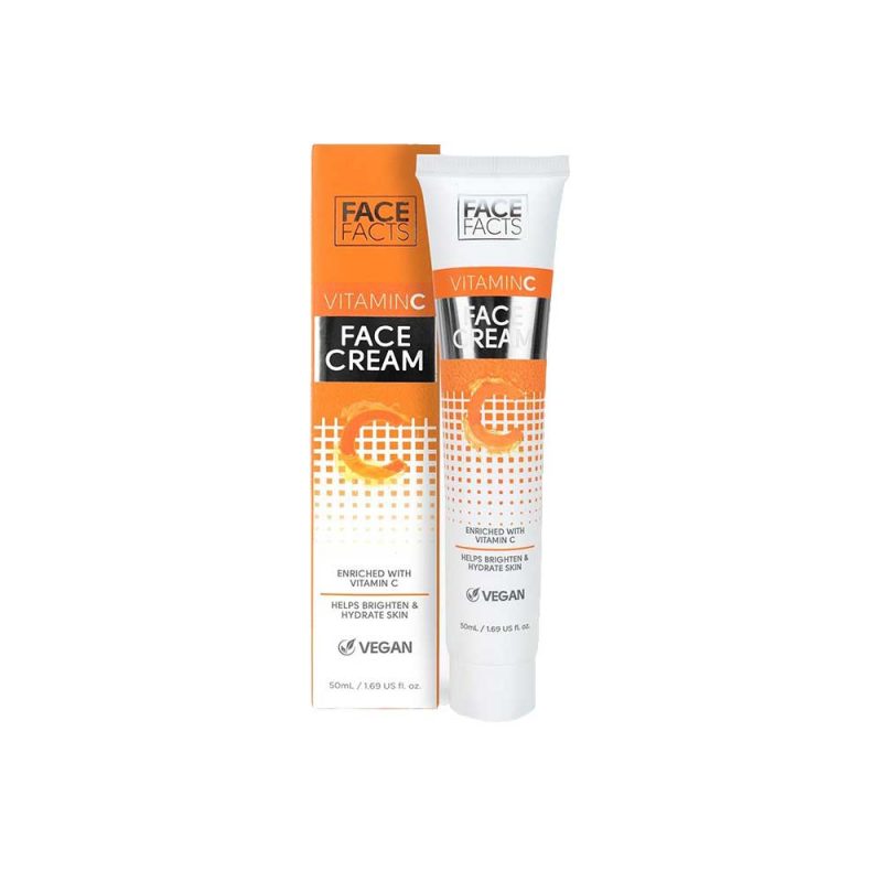 Face Facts Vitamin C Face Cream moisturises and refreshes skin