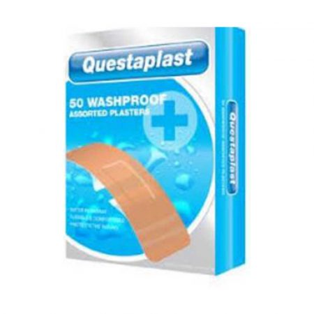 Questaplast Assorted Washproof Clear and Fabric Plasters