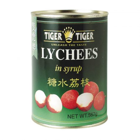 Tiger Tiger Lychees 567g