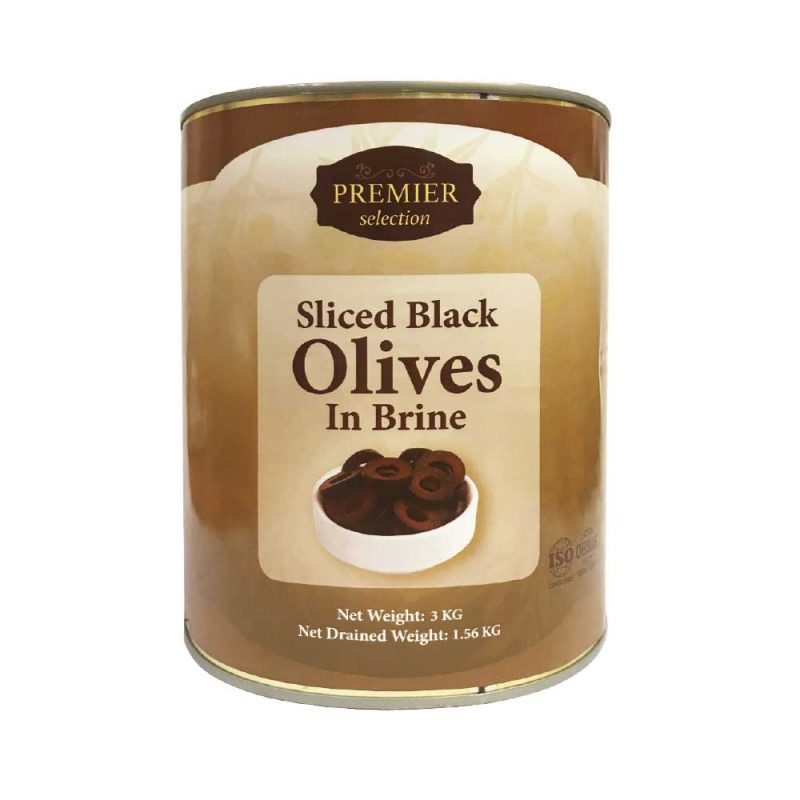 Premier Selection Sliced Black Olives 1560g
