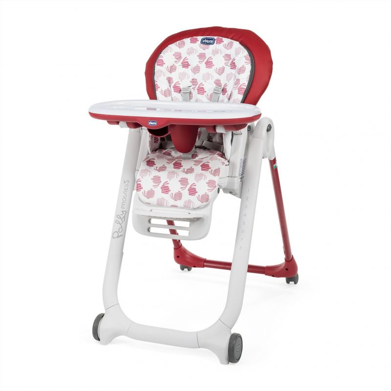 Chicco Polly Progress Highchair Red