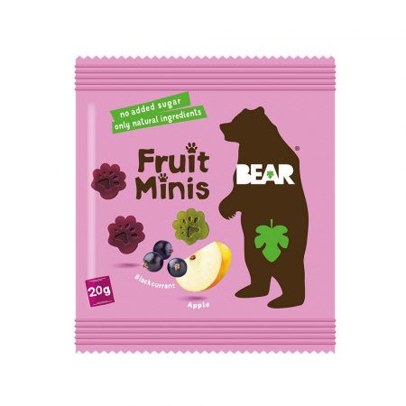 Bear Fruit Minis Apple & Blackcurrant Singles