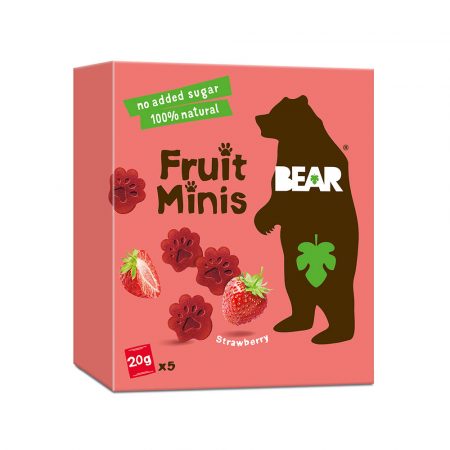 Bear Fruit Minis Strawberry Multipack