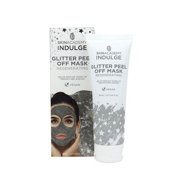 Skin Academy Glitter Peel Off Mask - Regenerating (Silver) 80ml