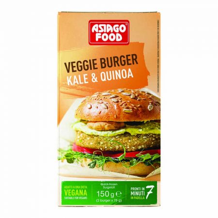 Asiago Veggie Burgers Kale and Quinoa (Vegan)