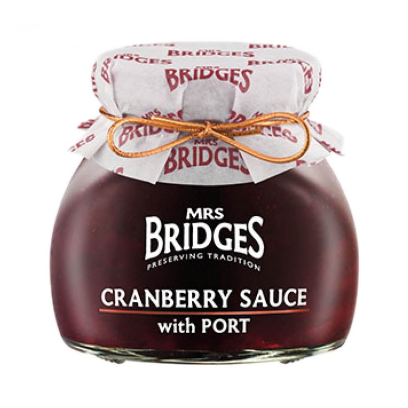 Mrs Bridges Cranberry Sauce W/Port 250g