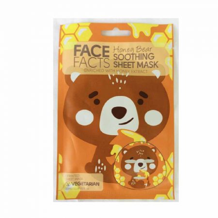 Face Facts Printed Sheet Masks - Honey Bear