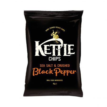 Kettle Chips Sea Salt/Crushed Black Pepper