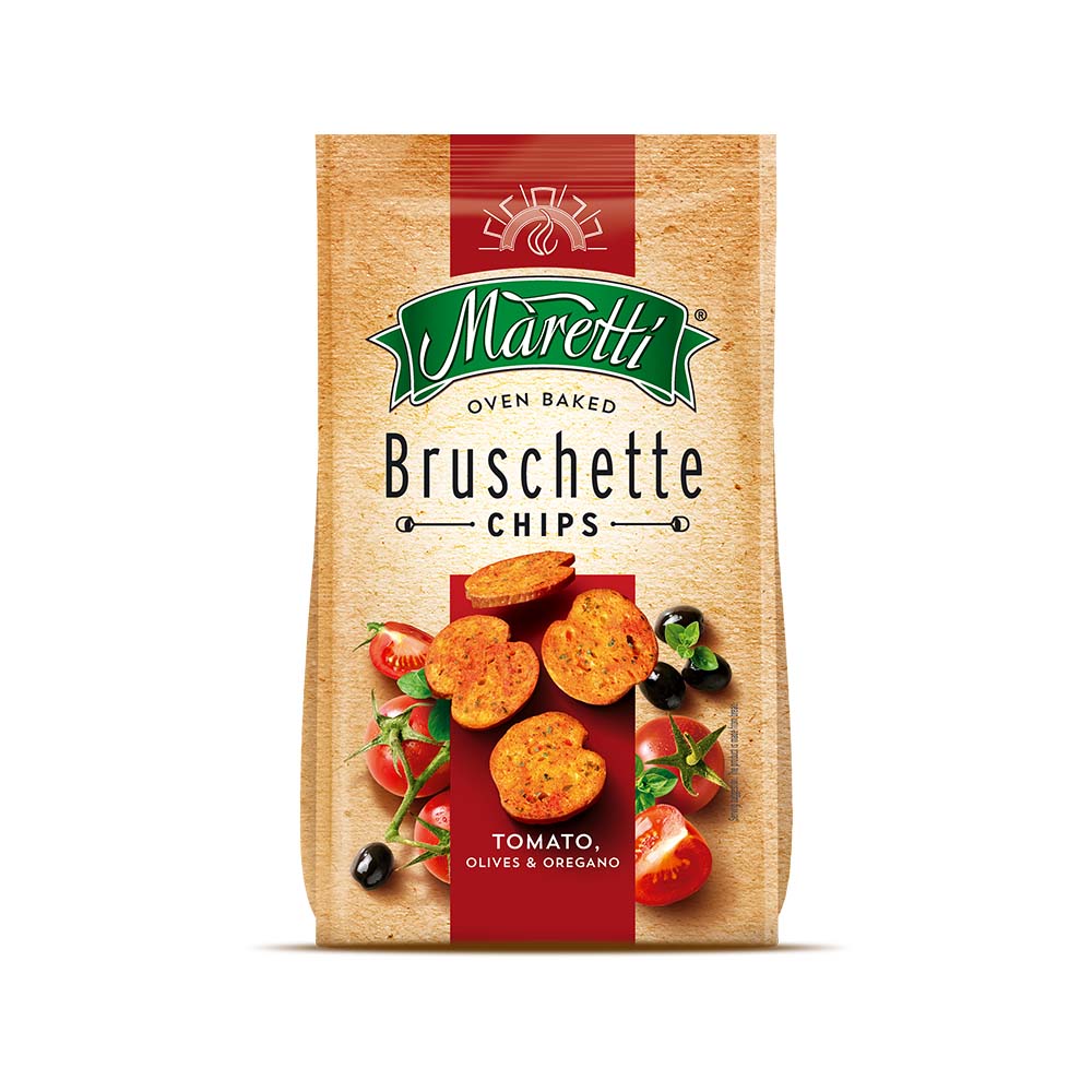 Maretti Tomato, Olives and Oregano Bruschette Chips