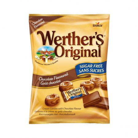 Werthers Original Sugar Free Bag Chcoclate X 60G