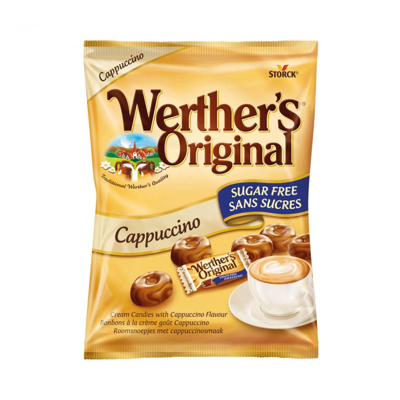 Werthers Original Sugar Free Bag Cappuccino X 70G