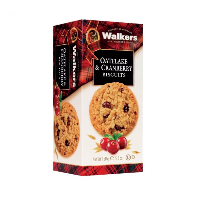 Walkers Shortbread Oatflake & Cranberry Biscuits