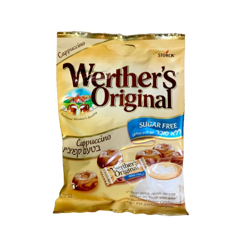 Werther's Original Sugar Free Cream Candies with Cappuccino Flavour 80g ...