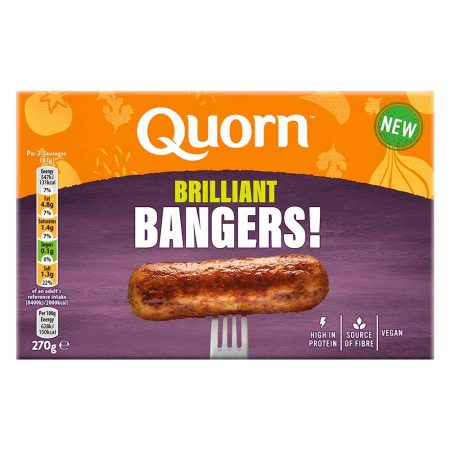 Quorn Vegan Brilliant Bangers